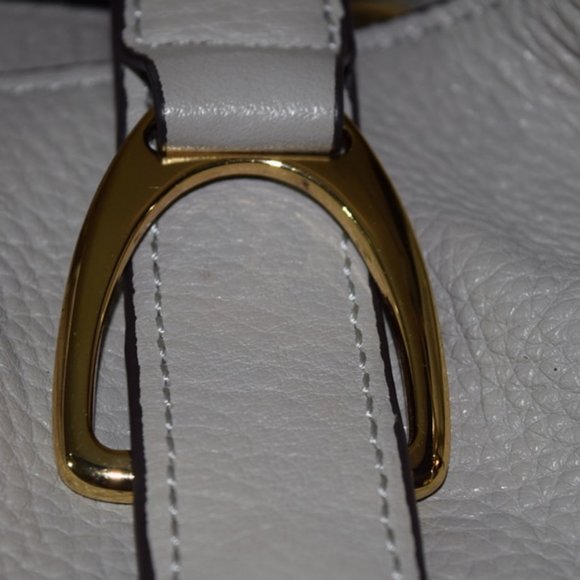 G.I.L.I Leather Stirrup Satchel W/ Shoulder Strap - Picture 4 of 16